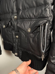ULTIMATE GRAIL EARLY 2000's MINK COLLAR WAXED COTTON UTILITY JACKET