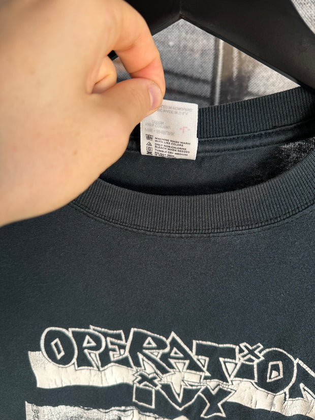 ICONIC FADED 2001 OPERATION IVY LOGO LONG SLEEVE