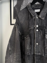 SPRING/SUMMER 2022 MARGIELA-INSPIRED RECONSTRUCTED DENIM UNIFIT JACKET