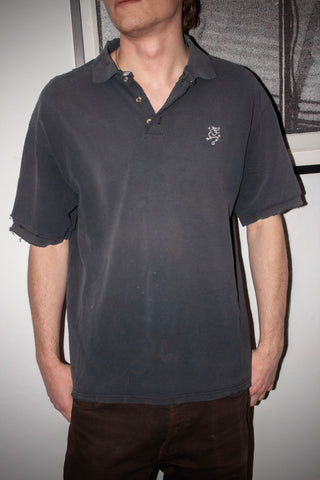 INSANE 90's SICK OF IT ALL ORIGINAL BAND MEMBER BEAUTIFULLY THRASHED & FADED POLO