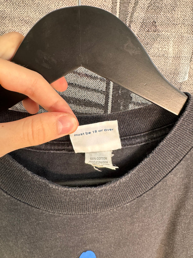 ICONIC 90s PORN STAR SKATEBOARDS FADED ADIDAS RIP BOOTLEG SHIRT