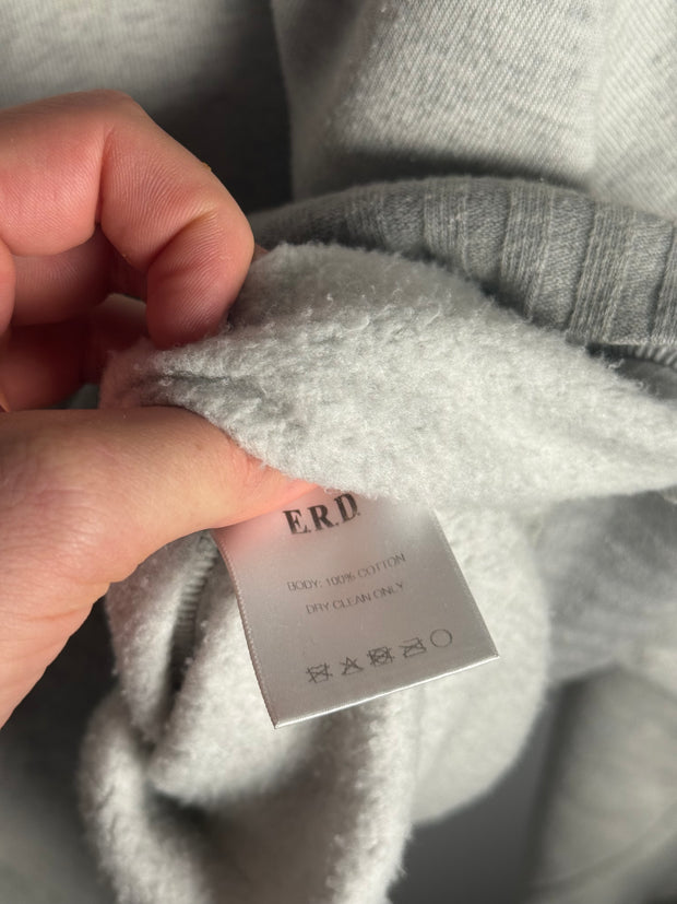 ULTIMATE GRAIL 1 of 1 AUTUMN/WINTER 2019 HAND-DRAWN “GLUE SNIFFER” D.A.R.E. PAINTED PATCHWORK HOODIE