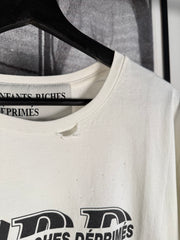 THE LAST BRAND NEW ICONIC SPRING/SUMMER 2016 "ERD" LOGO HAND DISTRESSED SHIRT