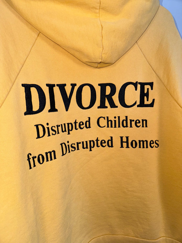 ULTIMATE GRAIL FALL/WINTER 2017 GOLDEN ERA YELLOW "DIVORCE" HOODIE