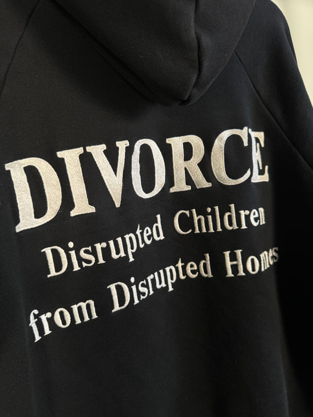 ULTIMATE GRAIL FALL/WINTER 2017 GOLDEN ERA BLACK "DIVORCE" HOODIE