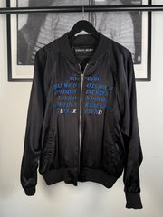 THE LAST BRAND NEW w/ TAGS ICONIC PRE-SPRING 2017 "GERMS" SILK BOMBER