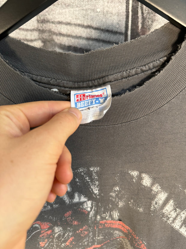 THRASHED "STURGIS SALOON MOTORCYCLE RALLY" SHIRT
