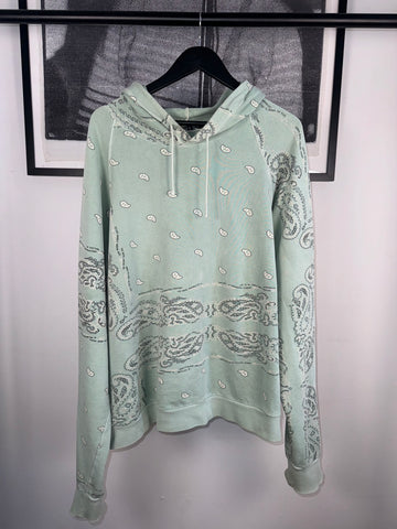 ARCHIVE GRAIL AUTUMN/WINTER 2004-2005 "WAVES" SEAFOAM PAISLEY HOODIE