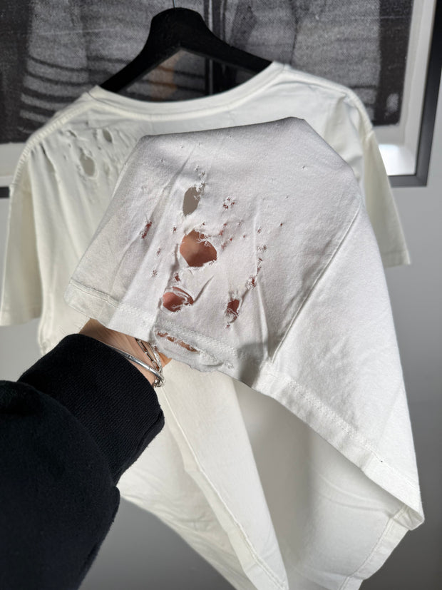 THE LAST BRAND NEW ICONIC SPRING/SUMMER 2016 "ERD" LOGO HAND DISTRESSED SHIRT