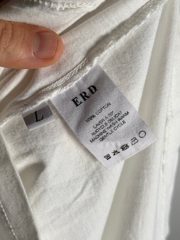 THE LAST BRAND NEW ICONIC SPRING/SUMMER 2016 "ERD" LOGO HAND DISTRESSED SHIRT