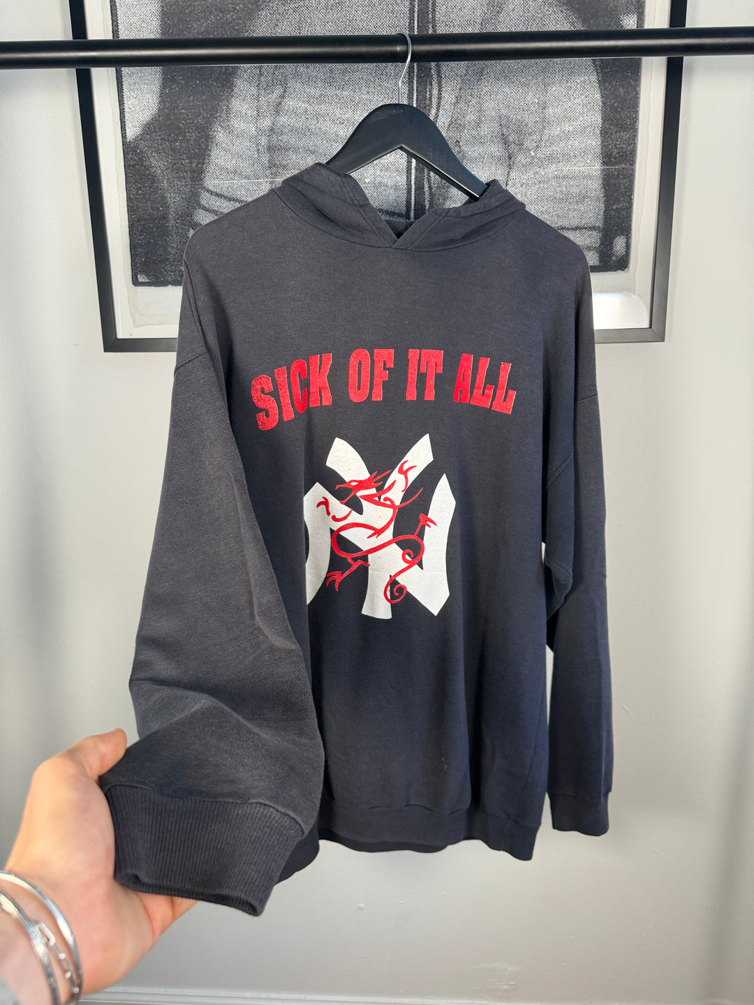 VINTAGE GRAIL 90's SICK OF IT ALL NY 