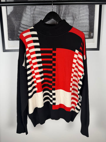 ULTIMATE GRAIL ERDx LORO PIANA 1 of 10 AUTUMN/WINTER 2018 RUNWAY WORN “BAUHAUS” SWEATER