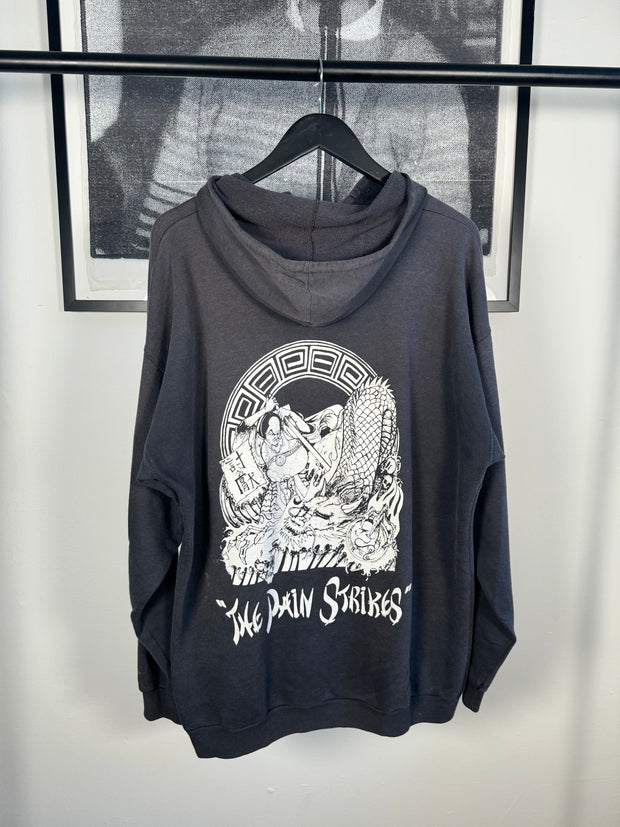 VINTAGE GRAIL 90's SICK OF IT ALL NY "WHEN THE PAIN STRIKES" HOODIE