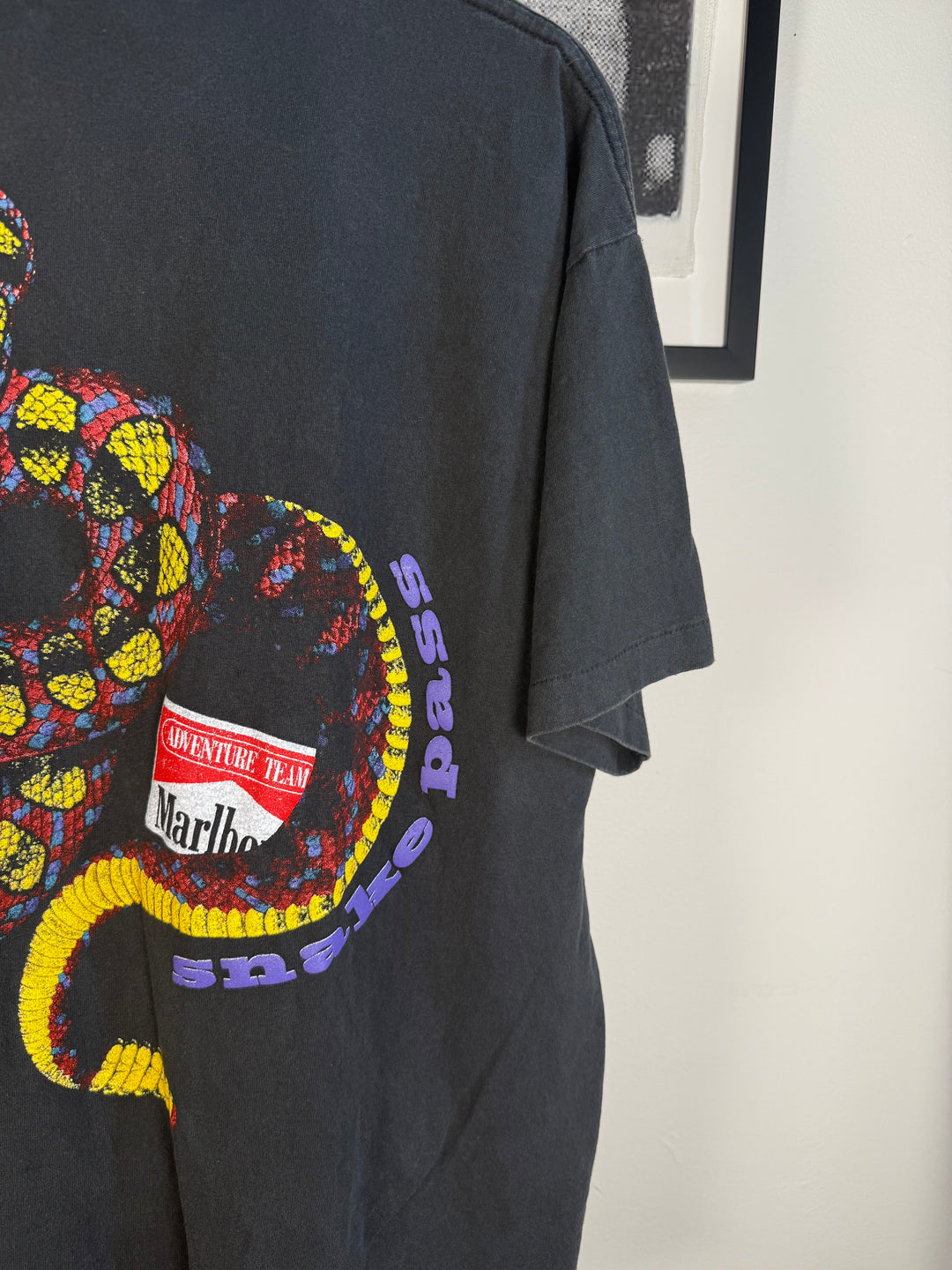 ICONIC RAREST MARLBORO SHIRT OF ALL TIME: 90s FADED SNAKE PASS