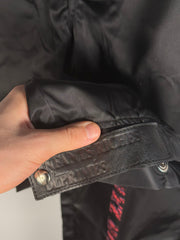ICONIC FALL/WINTER 2019 "MENENDEZ MURDER TRIAL" ITALIAN NYLON SHOOTER PANTS