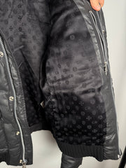 ULTIMATE GRAIL EARLY 2000's MINK COLLAR WAXED COTTON UTILITY JACKET