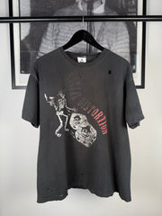 PERFECTLY THRASHED & FADED 90's SOCIAL DISTORTION DICE MARTINI & 8-BALL TOUR DATE SHIRT