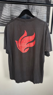 BEAUTIFUL PERFECTLY FADED & UTRA-SOFT OG RAMMSTEIN "BENZIN" FLAME SHIRT