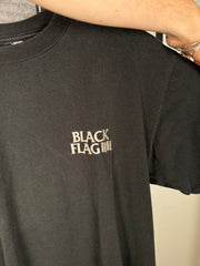 VINTAGE FADED HEAVYWEIGHT "BLACK FLAG" EMBROIDERED SHIRT