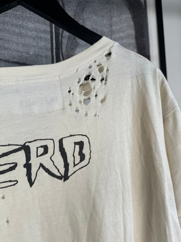 RARE GOLDEN ERA GRAIL 1 OF 25 HAND-DISTRESSED "SAD MICKEY" ANTONIOLI COLLAB SHIRT