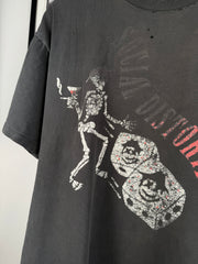 PERFECTLY THRASHED & FADED 90's SOCIAL DISTORTION DICE MARTINI & 8-BALL TOUR DATE SHIRT