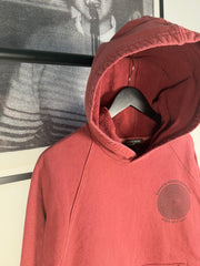 RARE SPRING/SUMMER 2020 MAROON OVER-DYED “CRY FOR HELP” MEGA OVERSIZED HOODIE