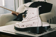 Spring/Summer 2018 “Henri’s Last Chance” Bottes En Cuir Hand-Drawn by Henri Alexander Levy