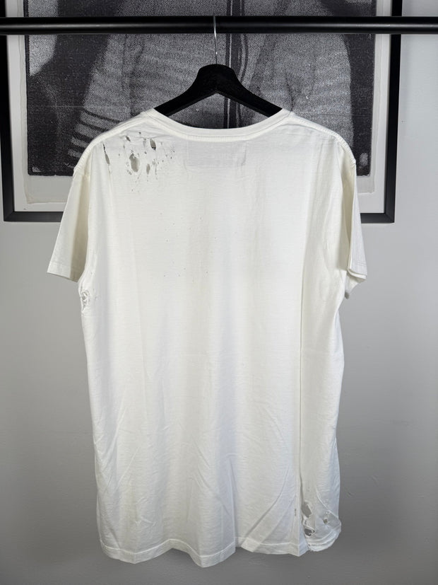 THE LAST BRAND NEW ICONIC SPRING/SUMMER 2016 "ERD" LOGO HAND DISTRESSED SHIRT