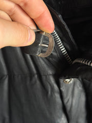 ULTIMATE GRAIL EARLY 2000's MINK COLLAR WAXED COTTON UTILITY JACKET