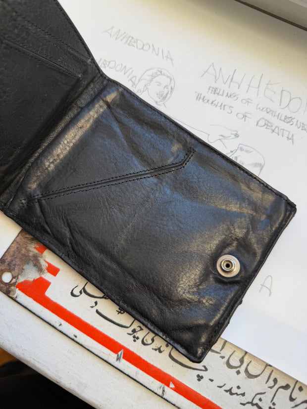 XXL 21 CEMETERY CROSS PATCH STASH WALLET w/ .925 DETAILS