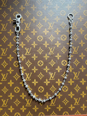 ULTIMATE GRAIL LONGEST SIZE 2022 VIP SPECIAL ORDER 26-LINK CROSS BALL WALLET CHAIN IN .925 SILVER