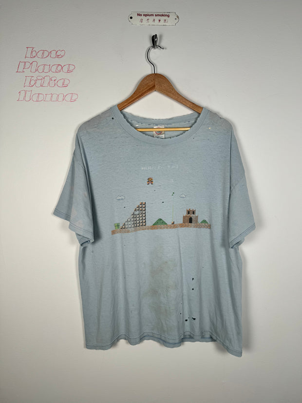 90'S THRASHED SUPER MARIO SHIRT