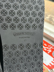 RARE 2025 DAGGER LOGO .925 SILVER CORDUROY MULE SLIPPERS w/ ORIGINAL BOX & RECEIPT (43)