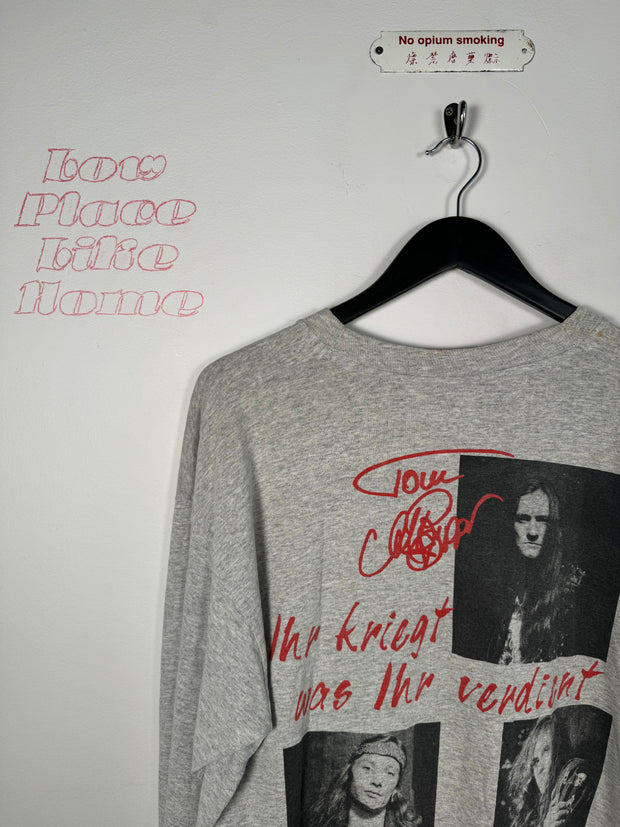 GRAIL 90'S GERMAN BLACK METAL "SODOM" LONG SLEEVE SHIRT