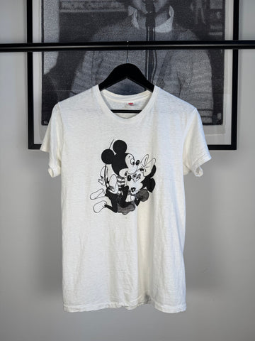 80s VINTAGE GRAIL: ERD / VIVIENNE WESTWOOD SEDITIONARIES RIP MICKEY MOUSE SEX PAPER THIN SHIRT