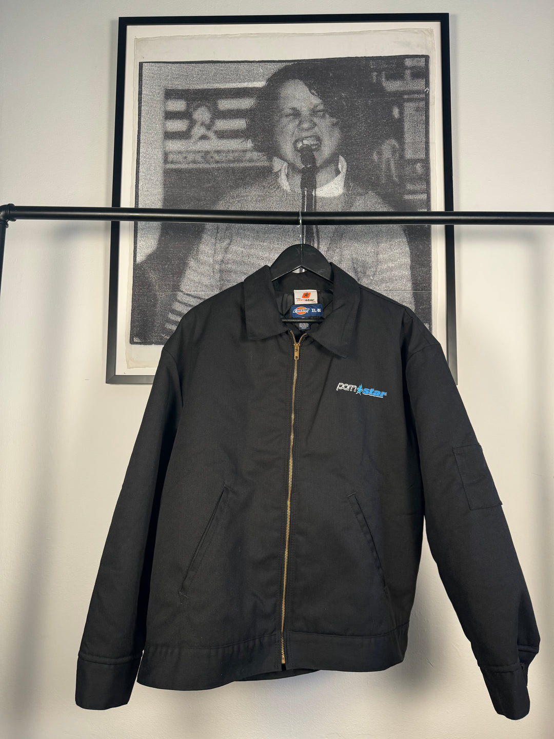 90'S GRAIL QUILTED PORN STAR SKATEBOARDS x DICKIES LOGO JACKET