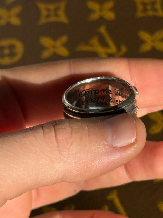 BEAUTIFULLY ICONIC EARLY 2000's DAGGER RING w/ PERFECT PATINA