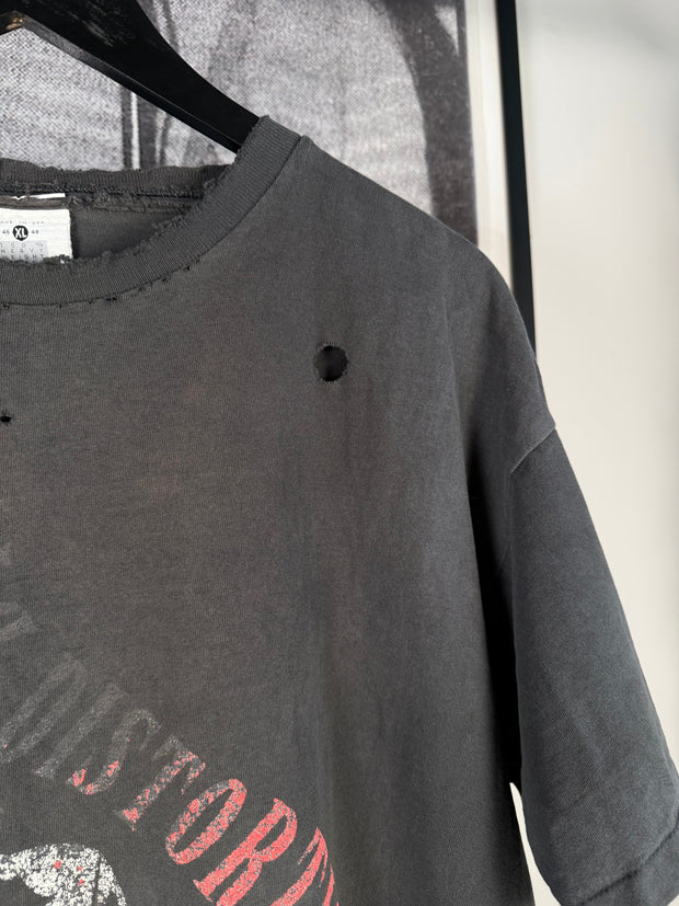 PERFECTLY THRASHED & FADED 90's SOCIAL DISTORTION DICE MARTINI & 8-BALL TOUR DATE SHIRT