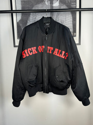 ICONIC GRAIL SPRING/SUMMER 2022 "SICK OF IT ALL" BOMBER