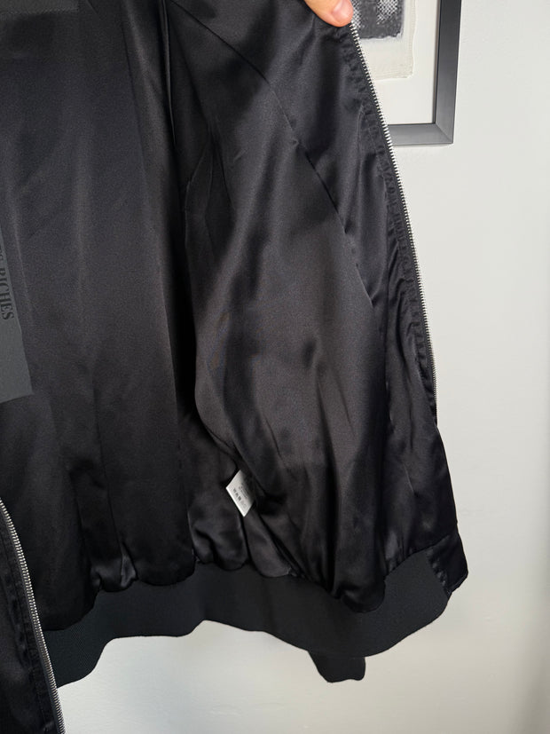 THE LAST BRAND NEW w/ TAGS ICONIC PRE-SPRING 2017 "GERMS" SILK BOMBER