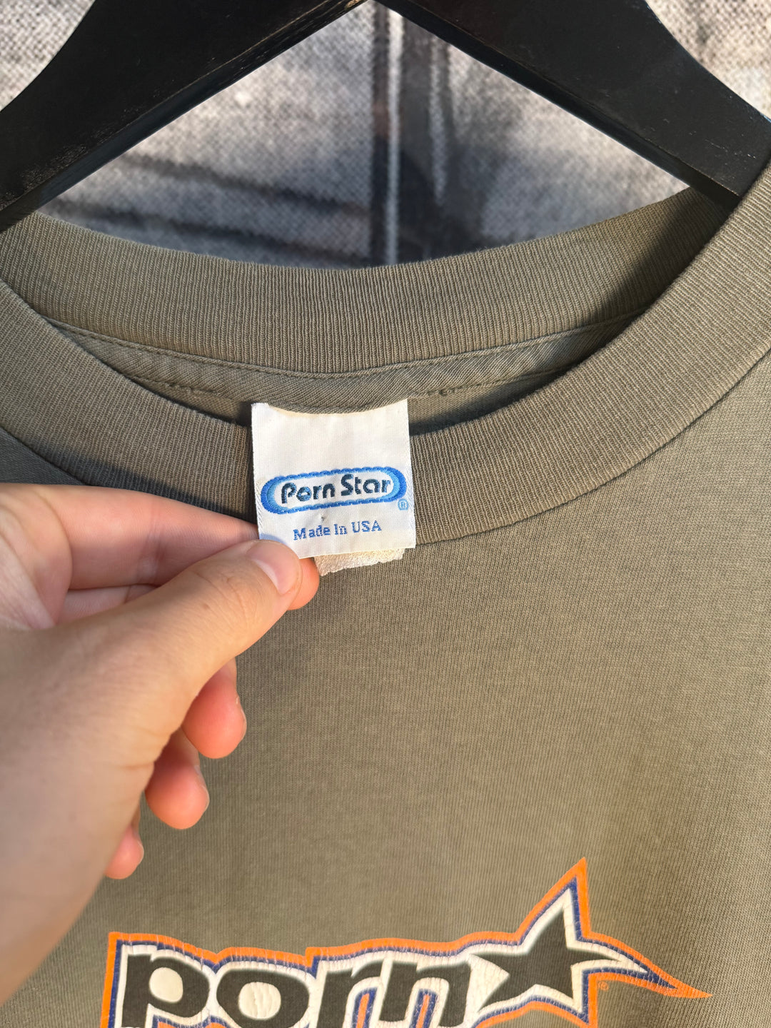 INSANELY RARE ICONIC 90s PORN STAR SKATEBOARDS ARMY GREEN LOGO