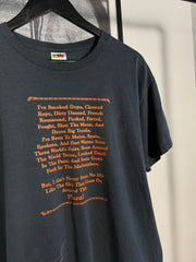 INSANELY VULGAR "SMOKED DOPE / CHEWED ROPE" BIKE SHOP SHIRT