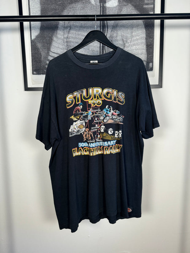 1990 HARLEY DAVIDSON STURGIS MOTORCYCLE BLACK HILLS RALLY IN
