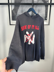 VINTAGE GRAIL 90's SICK OF IT ALL NY "WHEN THE PAIN STRIKES" HOODIE