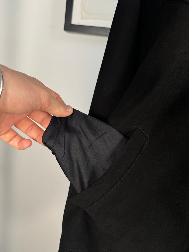 ICONIC FALL/WINTER 2023 SILK LINED LAMBSKIN SUEDE WESTERN JACKET