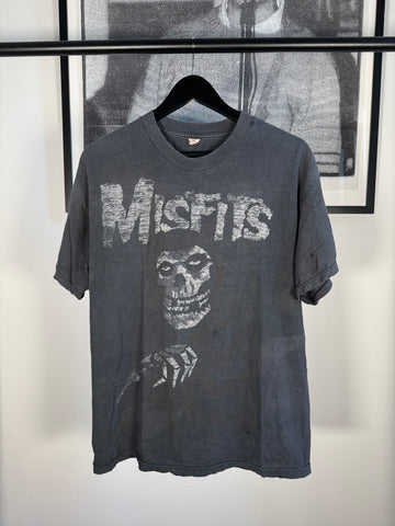 PERFECTLY FADED 90s MISFITS "CRIMSON GHOST" SKELETON SHIRT