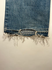 Vintage 90s Japan Exclusive Suede and Calf Leather Cross-Patch Denim (1 of 50)