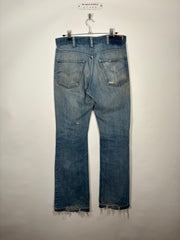 Vintage 90s Japan Exclusive Suede and Calf Leather Cross-Patch Denim (1 of 50)