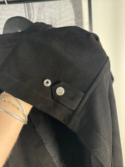 ICONIC FALL/WINTER 2023 SILK LINED LAMBSKIN SUEDE WESTERN JACKET