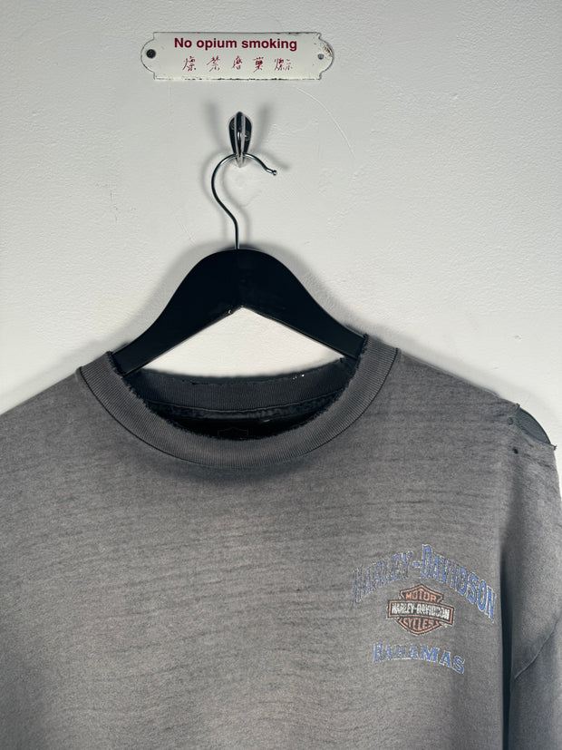 90's ULTRA-FADED HARLEY DAVIDSON BAHAMAS TEE